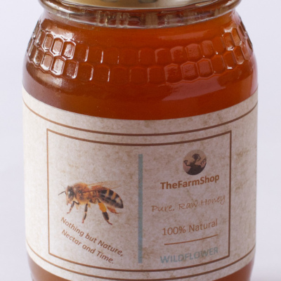 Honey: 100% pure raw wildflower
